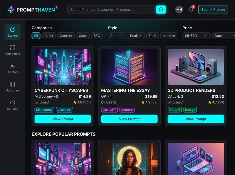 AI Prompt Marketplace