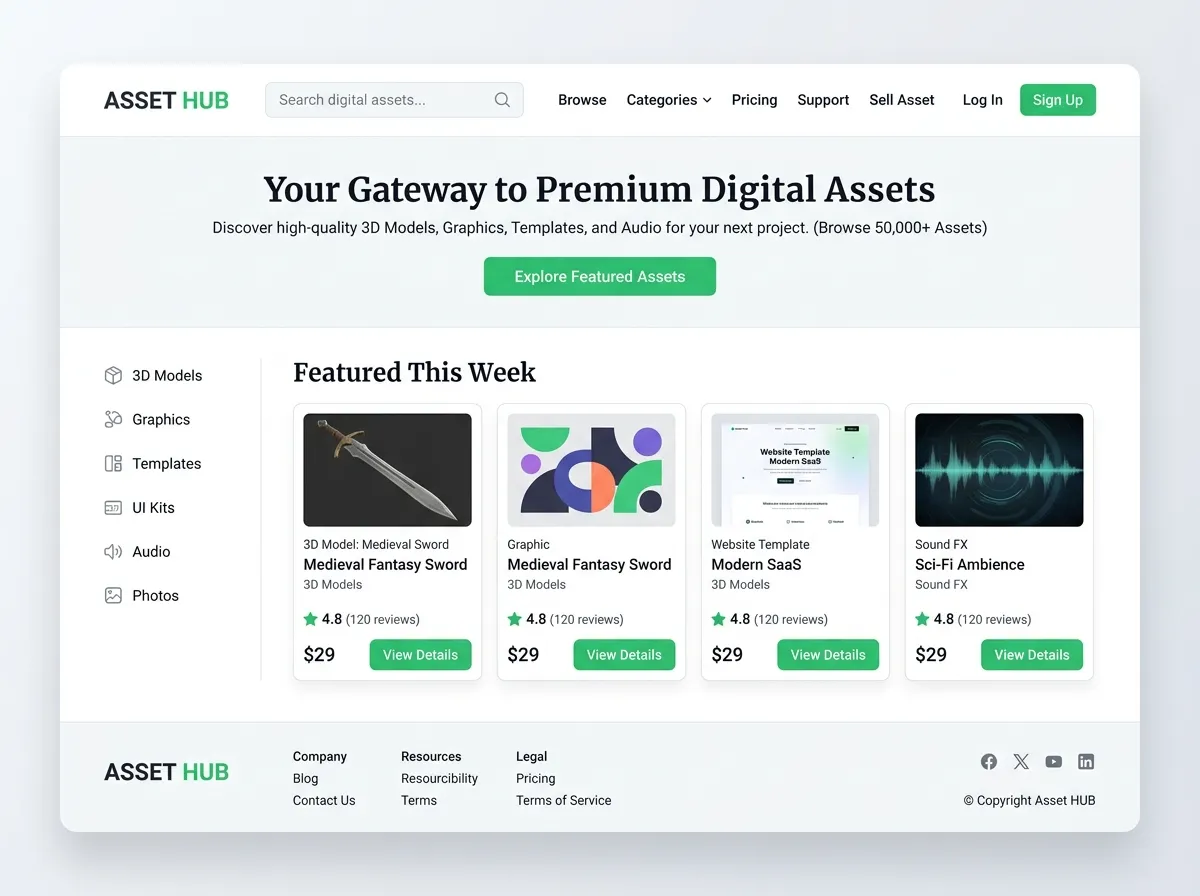 Digital Assets Marketplace