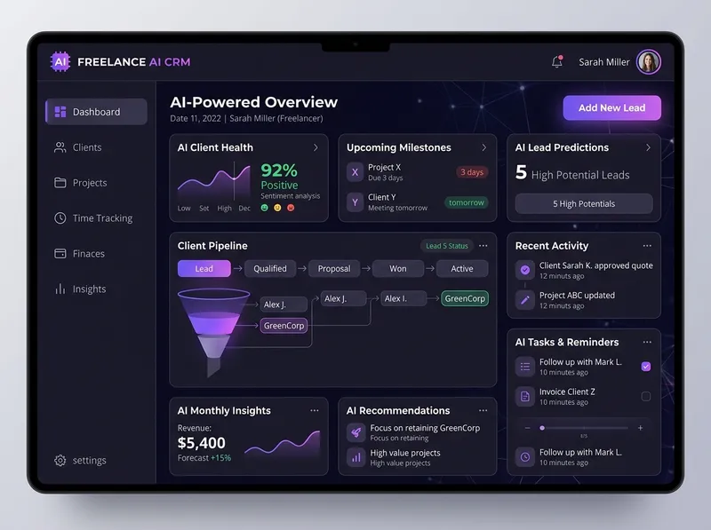 AI-Powered CRM for Freelancers