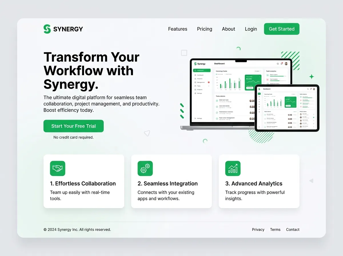 Digital Product Landing Page